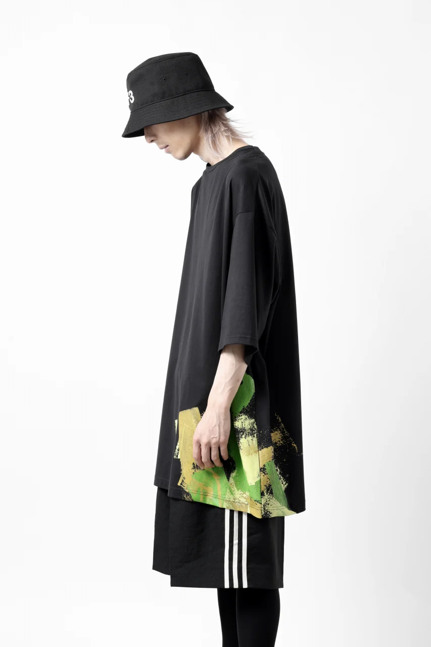Y-3 Yohji Yamamoto GFY SHORT SLEEVE TOP / SC JERSEY (BLACK) - Image 20