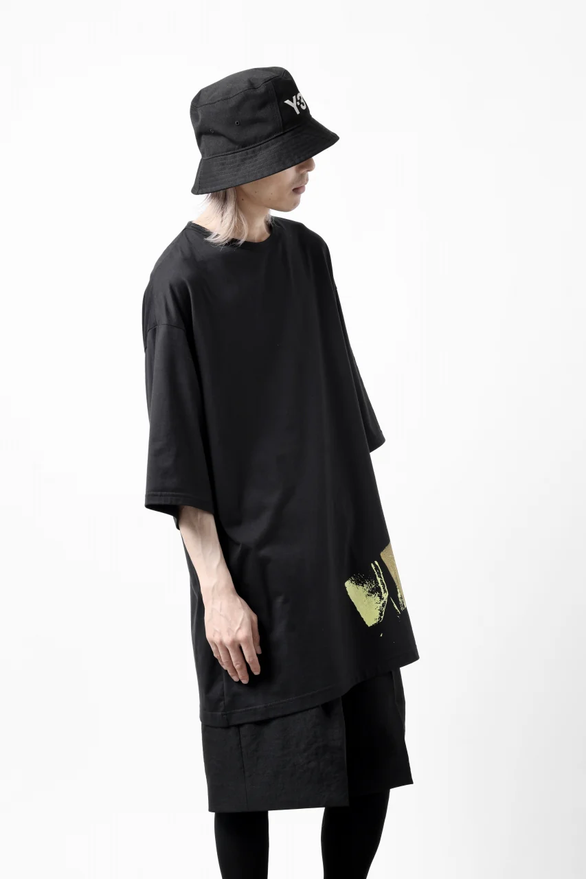 Y-3 Yohji Yamamoto GFY SHORT SLEEVE TOP / SC JERSEY (BLACK) - Image 22