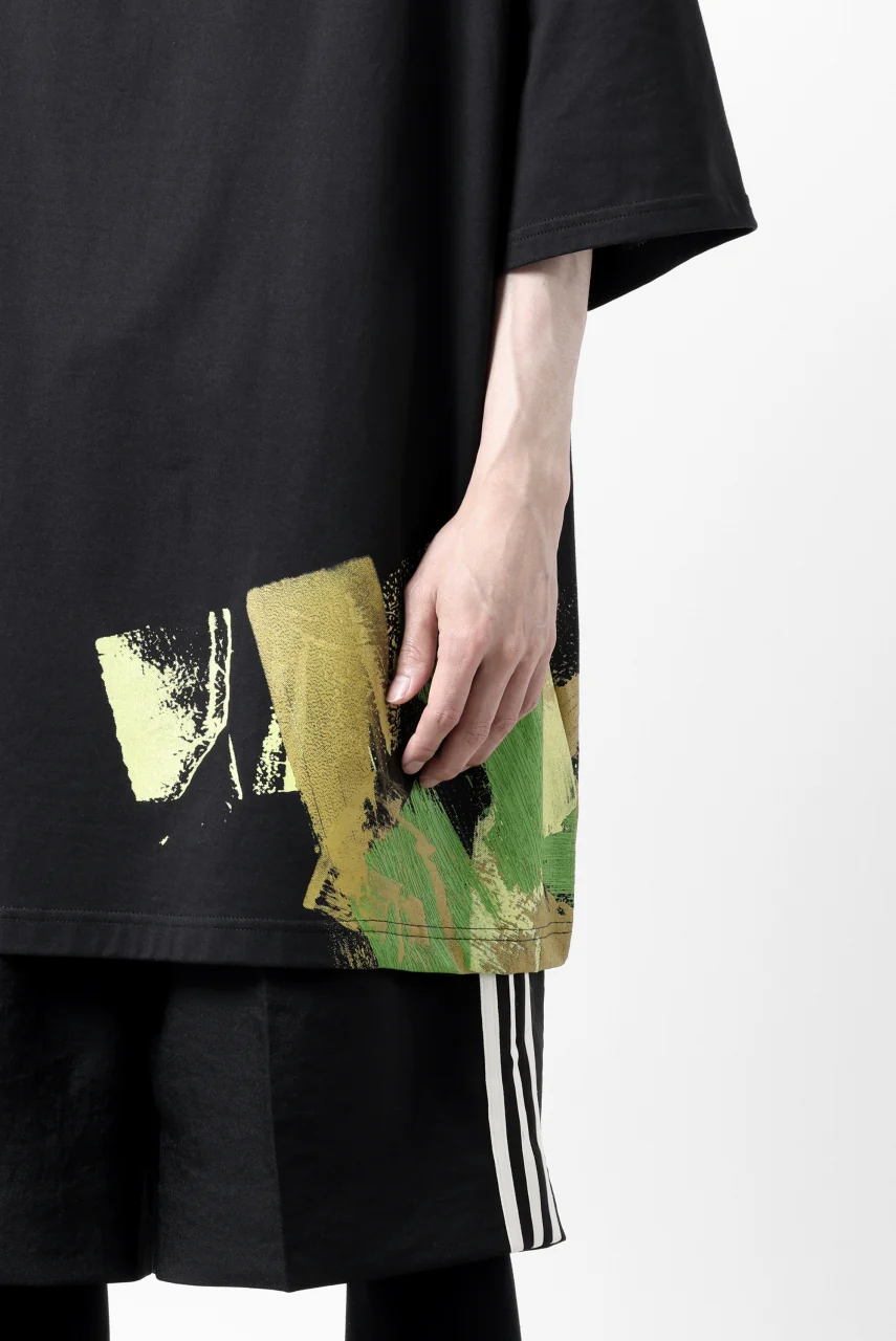 Y-3 Yohji Yamamoto GFY SHORT SLEEVE TOP / SC JERSEY (BLACK) - Image 24