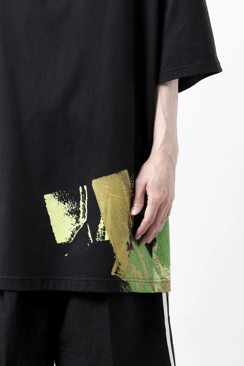 Y-3 Yohji Yamamoto GFY SHORT SLEEVE TOP / SC JERSEY (BLACK) - Image 25