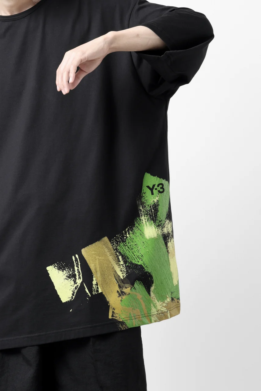 Y-3 Yohji Yamamoto GFY SHORT SLEEVE TOP / SC JERSEY (BLACK) - Image 26