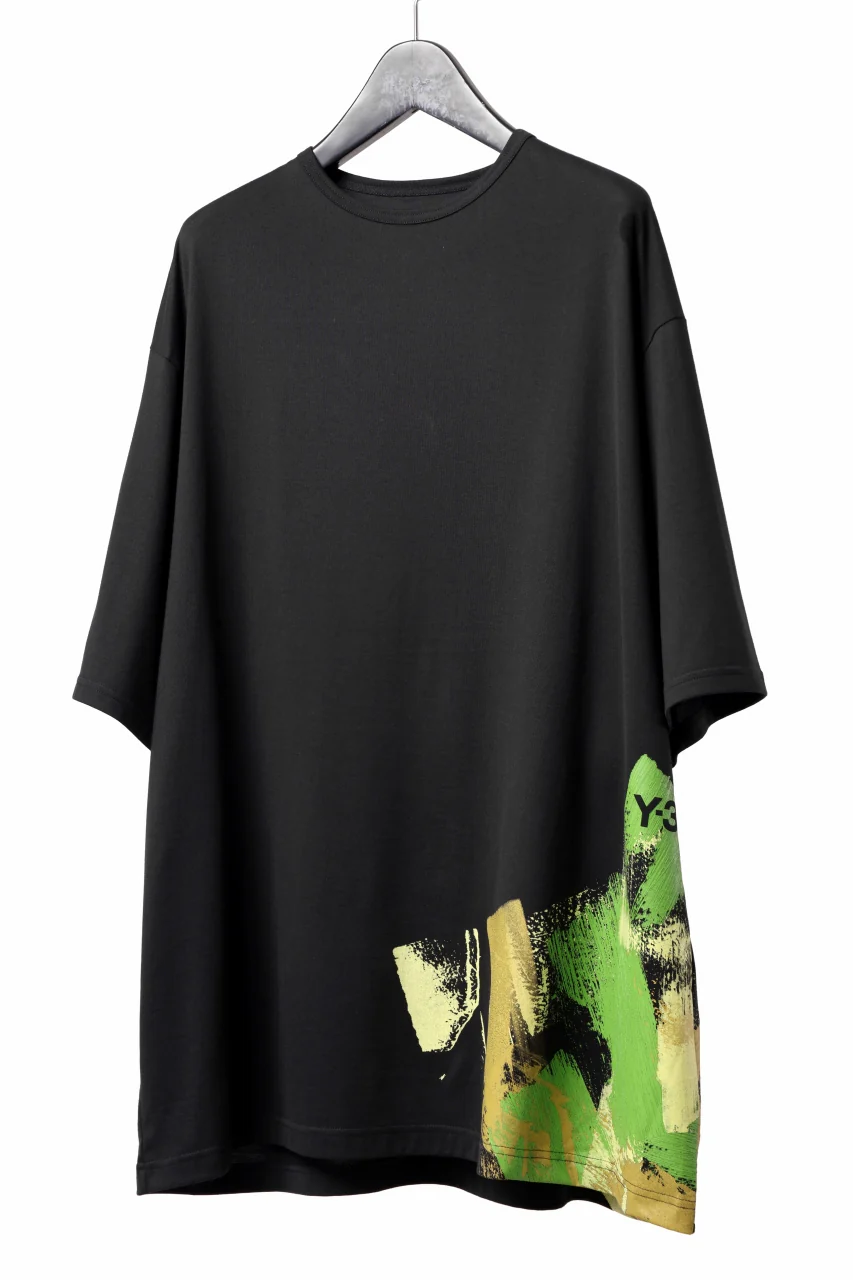 Y-3 Yohji Yamamoto GFY SHORT SLEEVE TOP / SC JERSEY (BLACK) - Image 6
