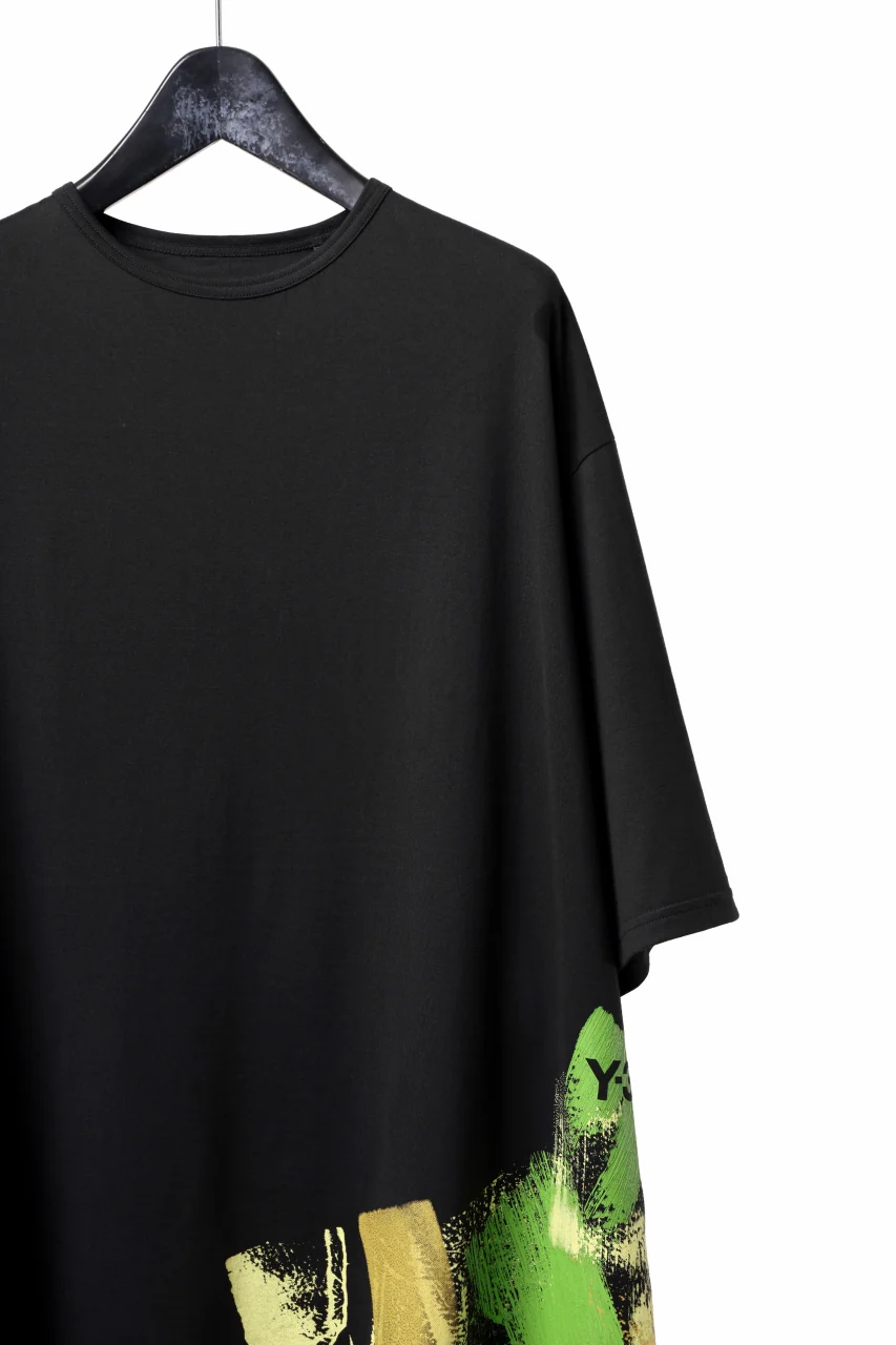 Y-3 Yohji Yamamoto GFY SHORT SLEEVE TOP / SC JERSEY (BLACK) - Image 8