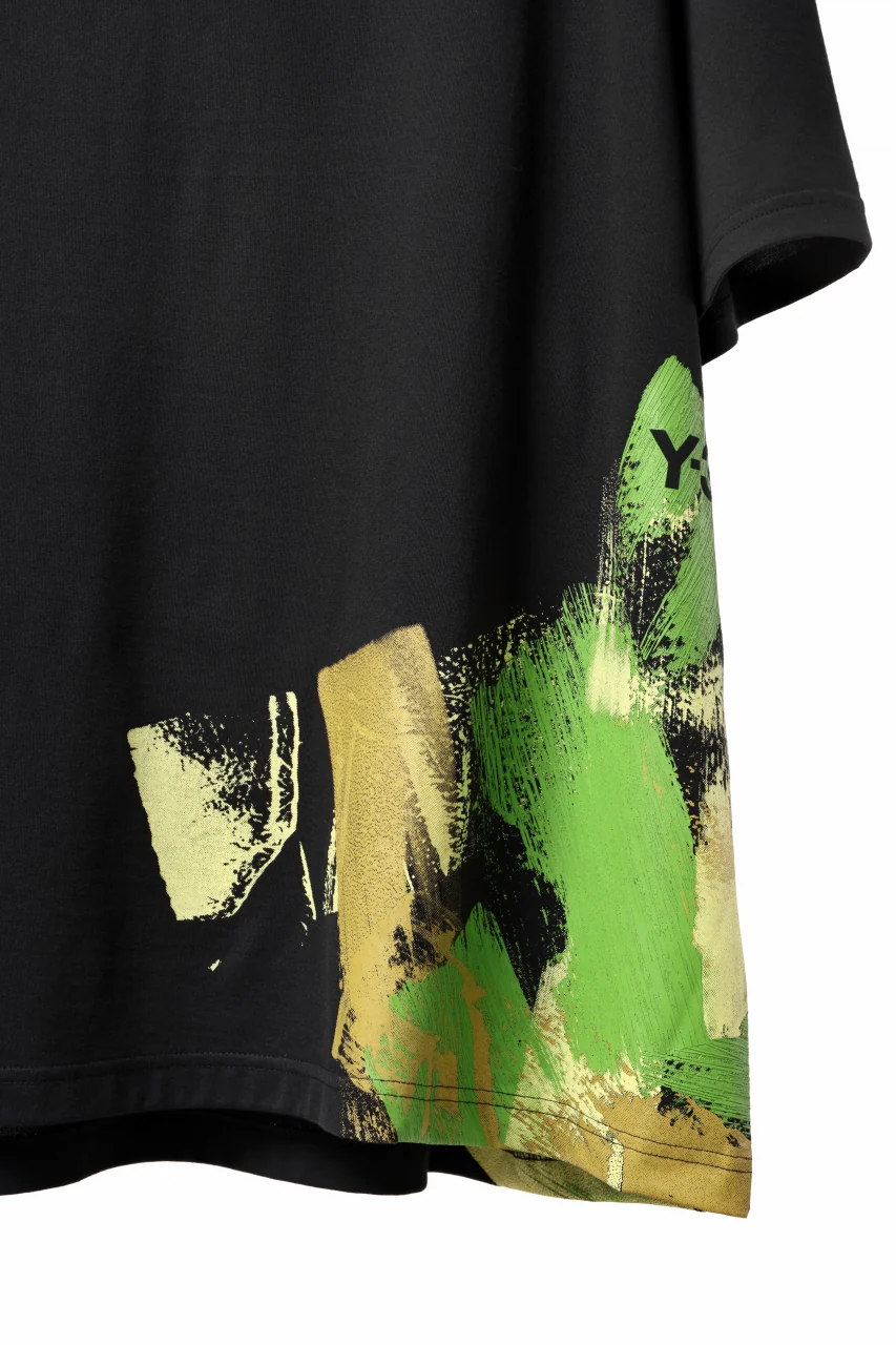 Y-3 Yohji Yamamoto GFY SHORT SLEEVE TOP / SC JERSEY (BLACK) - Image 9