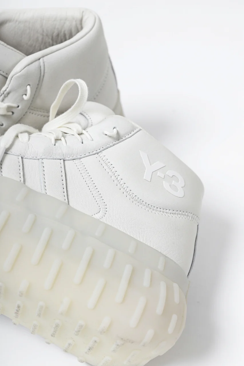 Y-3 Yohji Yamamoto GR.1P HIGH-CUT SNEAKERS (WHITE) - Image 7
