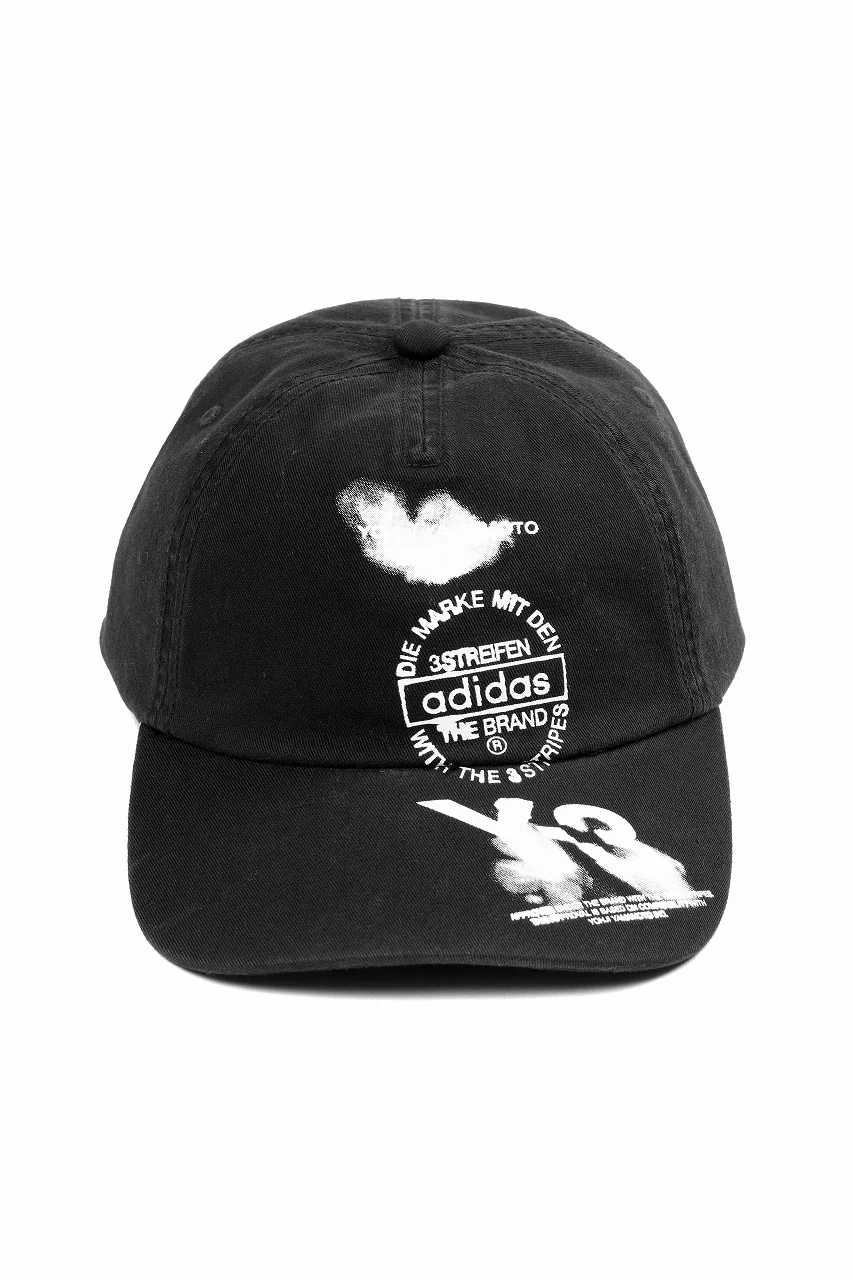 Y-3 Yohji Yamamoto GRAPHIC CAP (BLACK) - Image 2