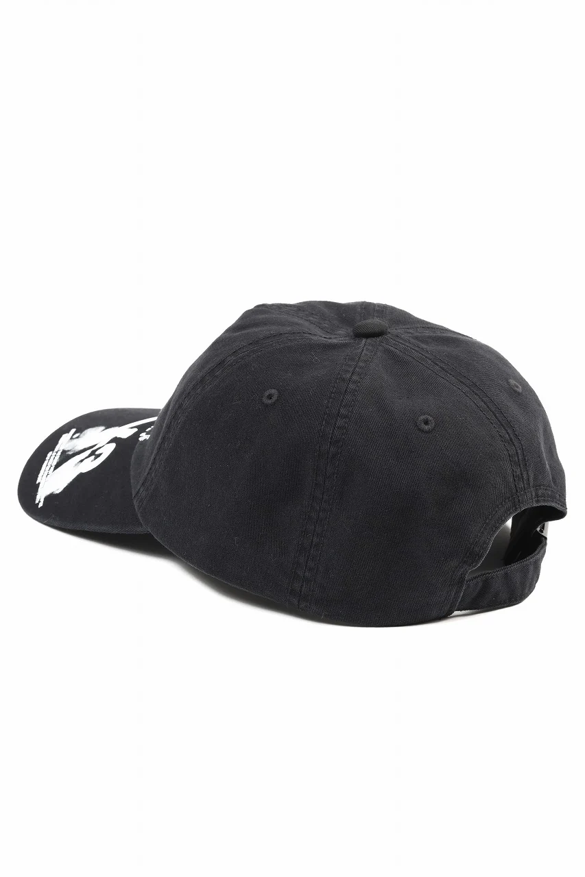 Y-3 Yohji Yamamoto GRAPHIC CAP (BLACK) - Image 6