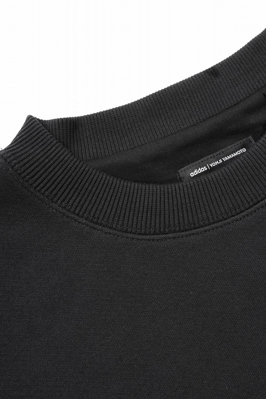 Y-3 Yohji Yamamoto GRAPHIC CREW SWEAT (BLACK) - Image 8