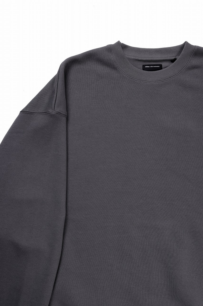 Y-3 Yohji Yamamoto GRAPHIC CREW SWEAT (GREY) - Image 4