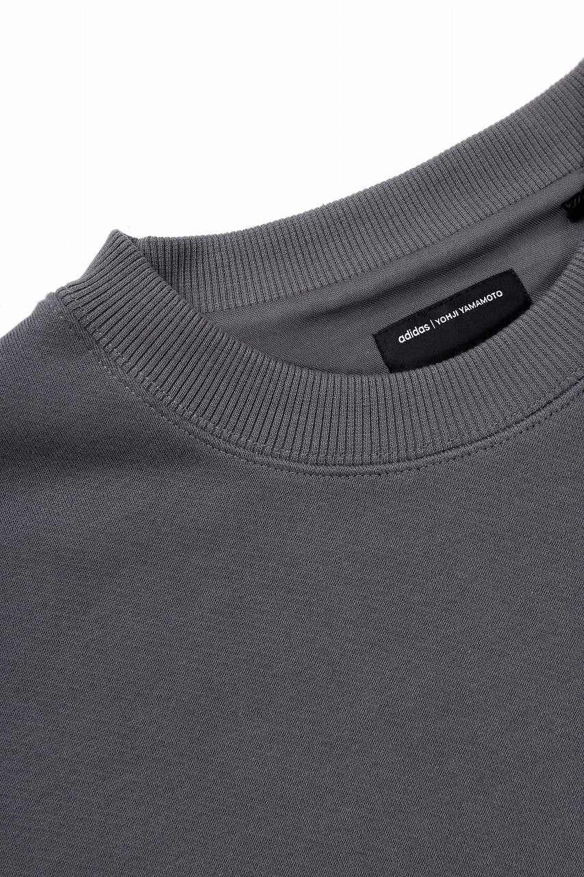 Y-3 Yohji Yamamoto GRAPHIC CREW SWEAT (GREY) - Image 8