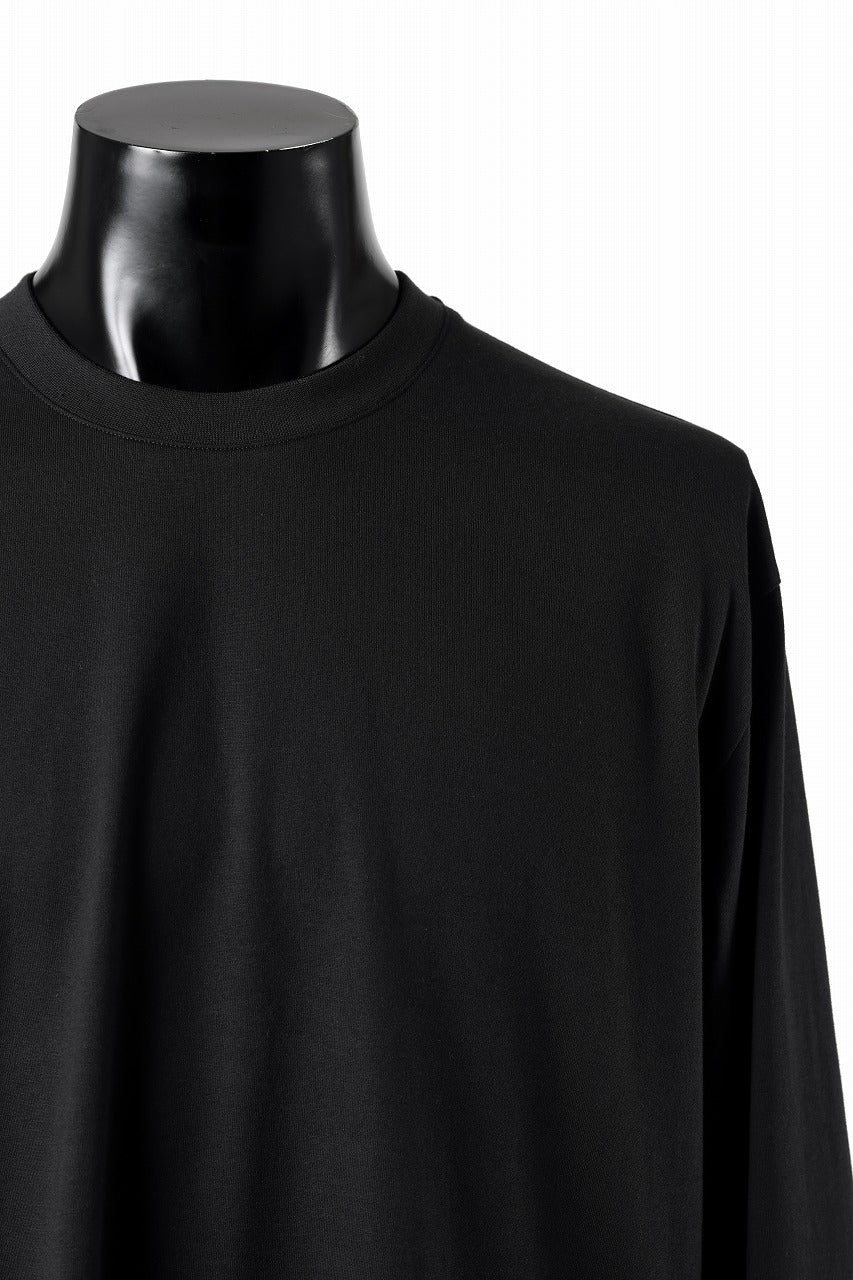 Y-3 Yohji Yamamoto GRAPHIC LONG SLEEVE TEE (BLACK) - Image 9