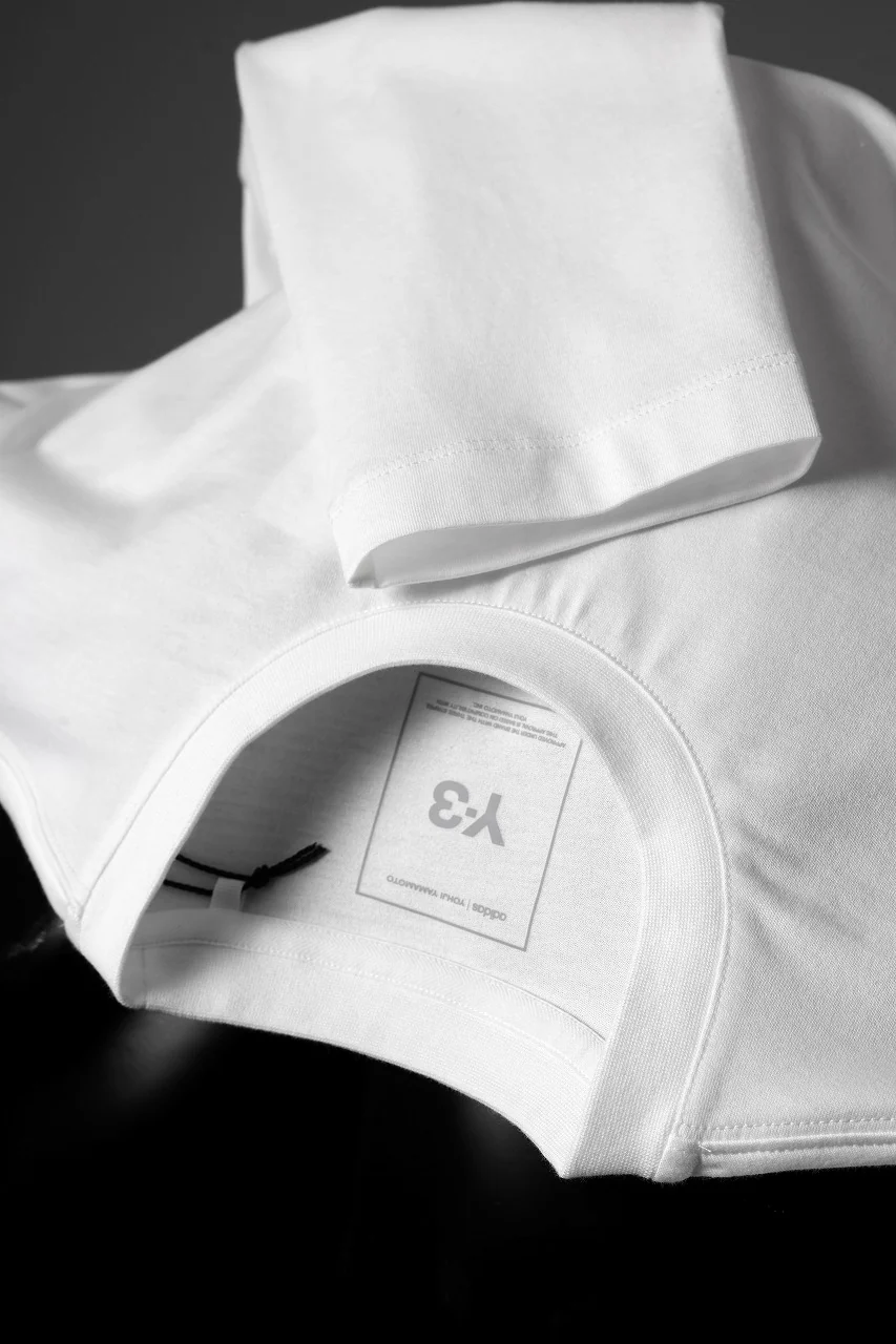 Y-3 Yohji Yamamoto GRAPHIC LONG SLEEVE TEE (CORE WHITE) - Image 11