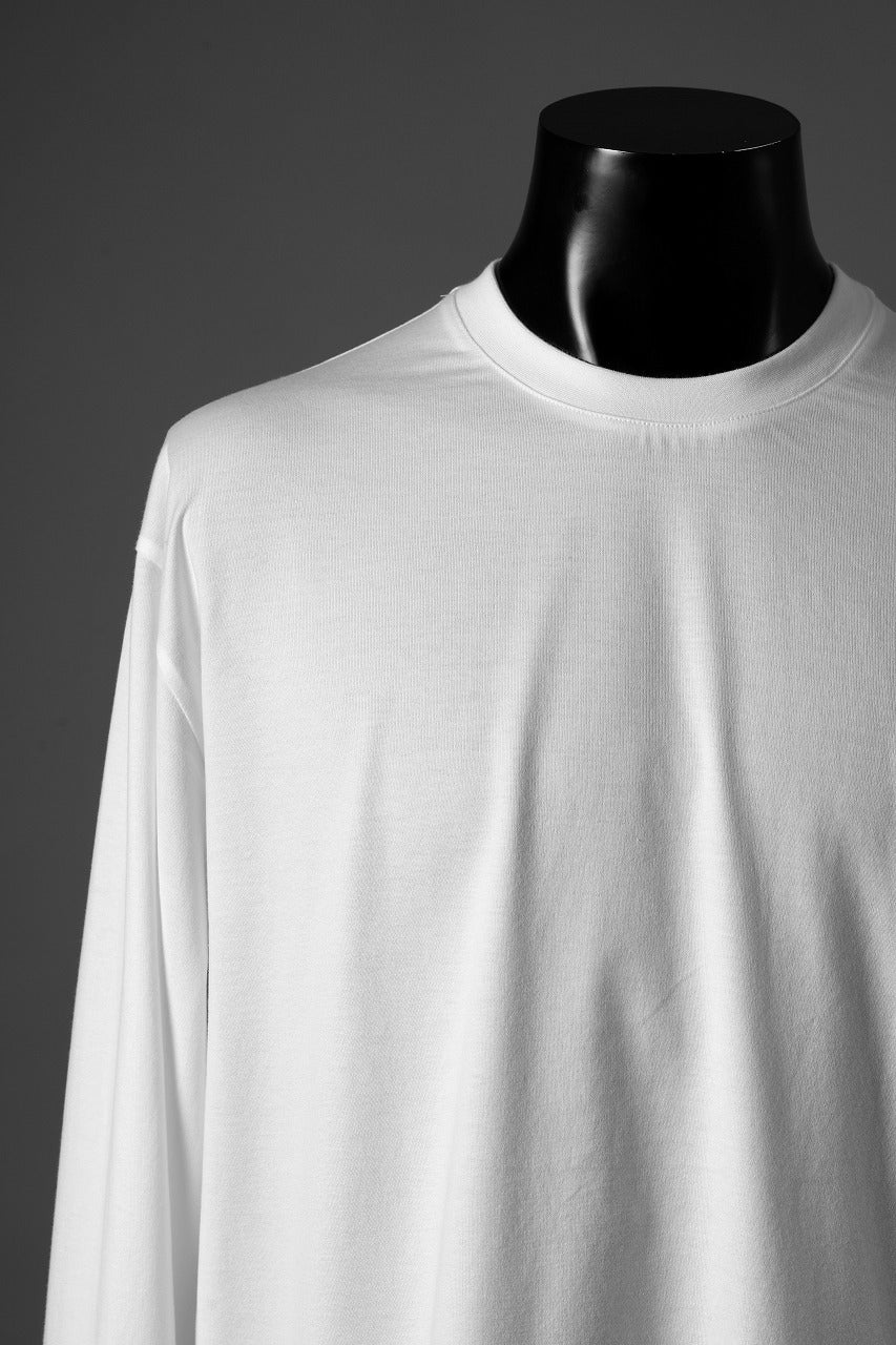 Y-3 Yohji Yamamoto GRAPHIC LONG SLEEVE TEE (CORE WHITE) - Image 9