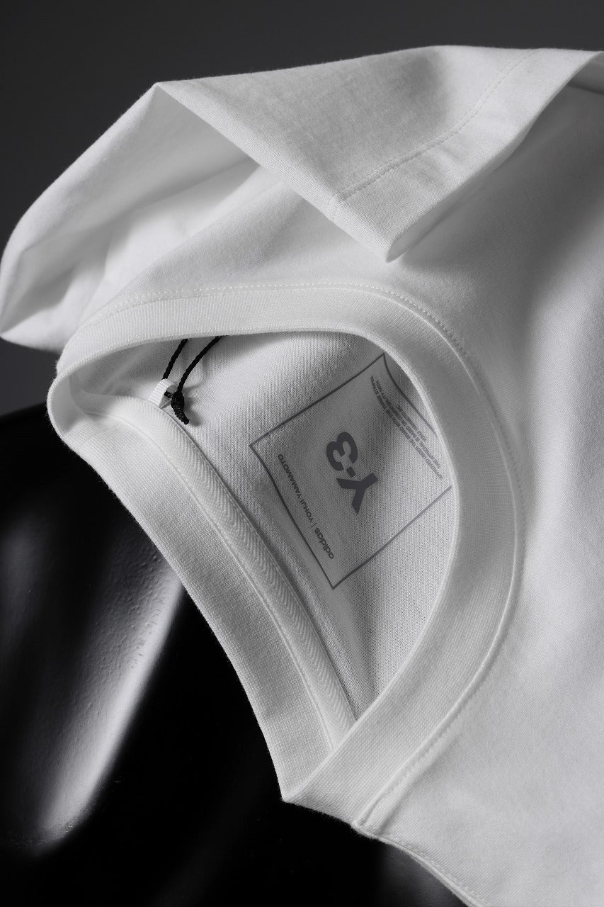 Y-3 Yohji Yamamoto GRAPHIC SHORT SLEEVE TEE (CORE WHITE) - Image 10