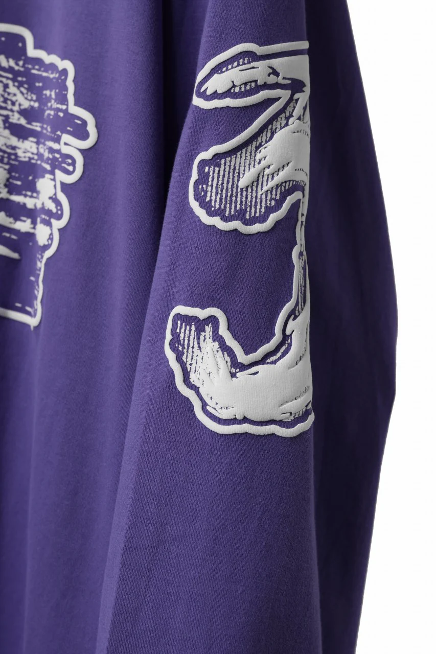 Y-3 Yohji Yamamoto GRAPHICS LONG SLEEVE TOP / SC JERSEY (PURPLE) - Image 10