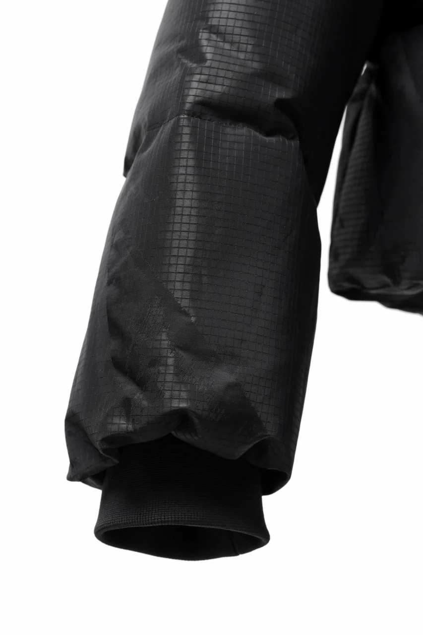 Y-3 Yohji Yamamoto GRAPHICS PUFFER JACKET / PERTEX® (BLACK) - Image 14