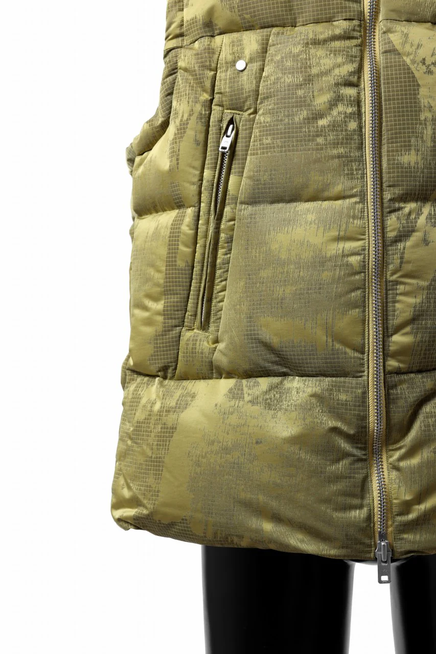 Y-3 Yohji Yamamoto GRAPHICS PUFFER VEST / PERTEX® (YELOOW + BLACK) - Image 11