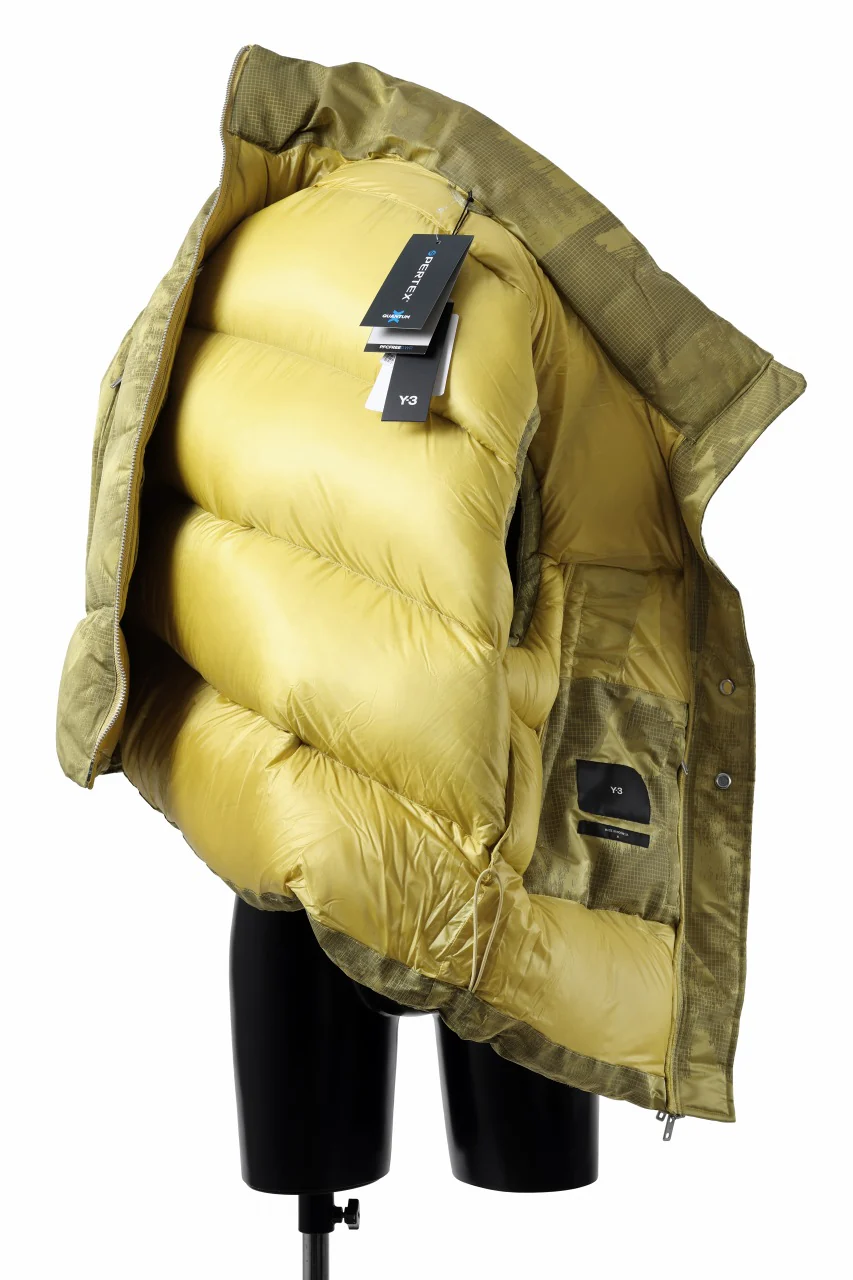 Y-3 Yohji Yamamoto GRAPHICS PUFFER VEST / PERTEX® (YELOOW + BLACK) - Image 9
