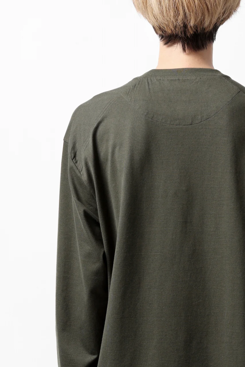 Y-3 Yohji Yamamoto HENLEY NECK LS TOPS / BCI JERSEY (NIGHT CARGO) - Image 27