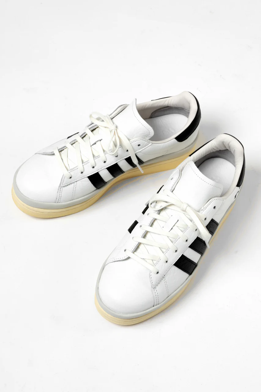 Y-3 Yohji Yamamoto HICHO LOW SNEAKERS (WHITE/BLACK/GREY) - Image 4