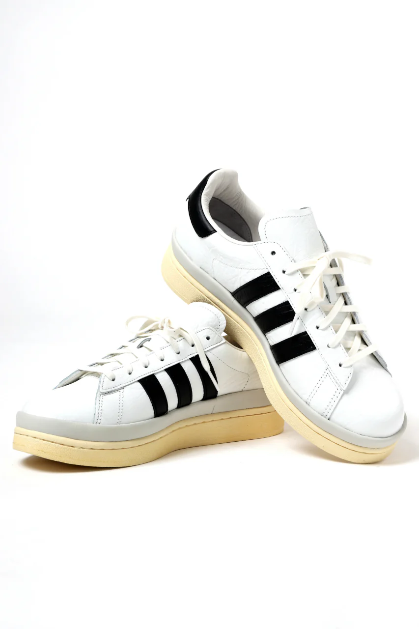 Y-3 Yohji Yamamoto HICHO LOW SNEAKERS (WHITE/BLACK/GREY) - Image 8