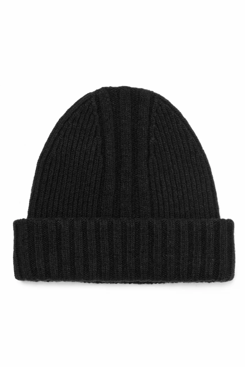 Y-3 Yohji Yamamoto KNIT BEANIE (BLACK) - Image 11