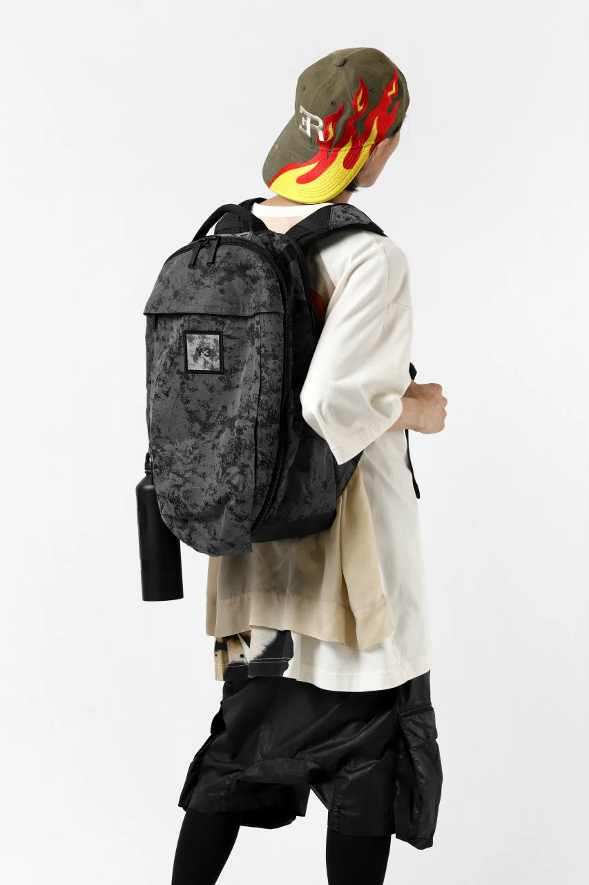 Y-3 Yohji Yamamoto LAYERED BACK LOGO TOPS / COTTON JERSEY (MULTI BEIGE) - Image 30