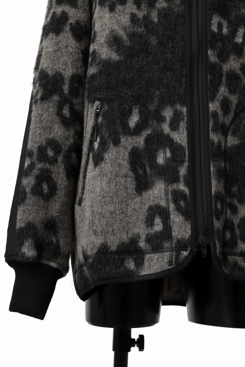 Y-3 Yohji Yamamoto LEOPARD TRACK JACKET / MIX WOOL MOHAIR (MULTI) - Image 10