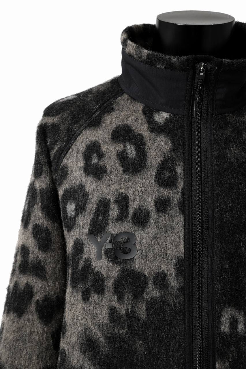 Y-3 Yohji Yamamoto LEOPARD TRACK JACKET / MIX WOOL MOHAIR (MULTI) - Image 11