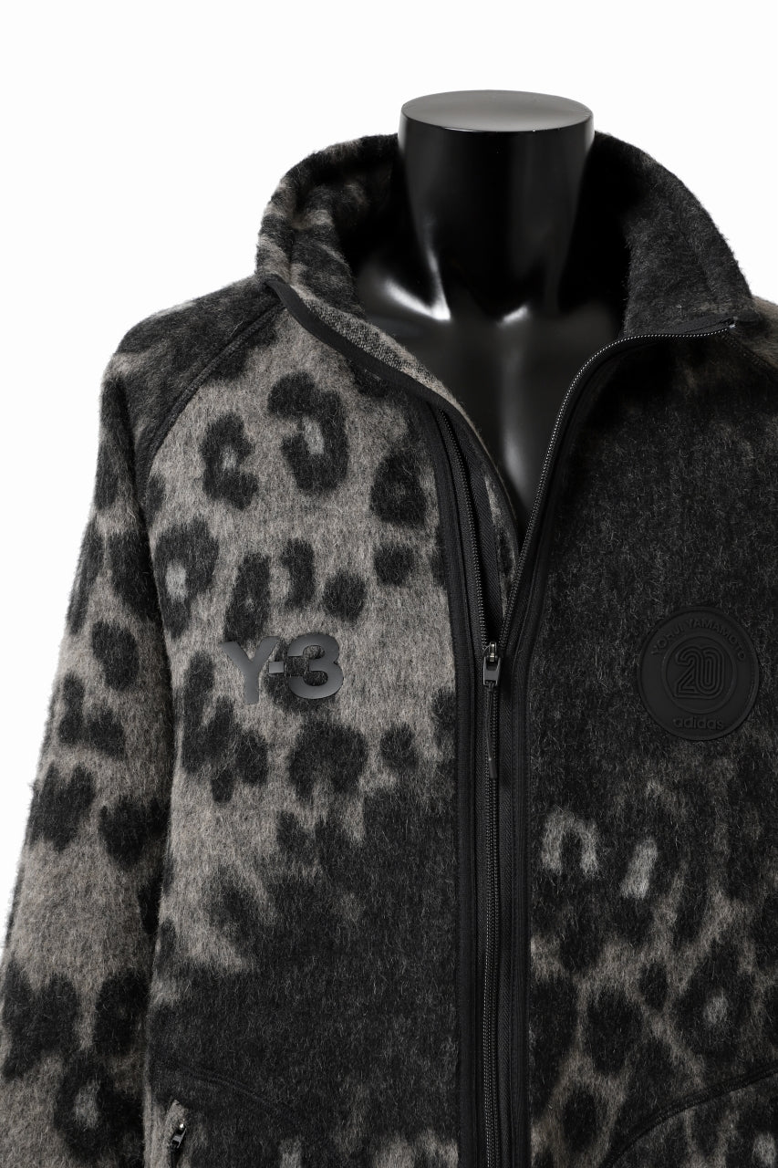 Y-3 Yohji Yamamoto LEOPARD TRACK JACKET / MIX WOOL MOHAIR (MULTI) - Image 14