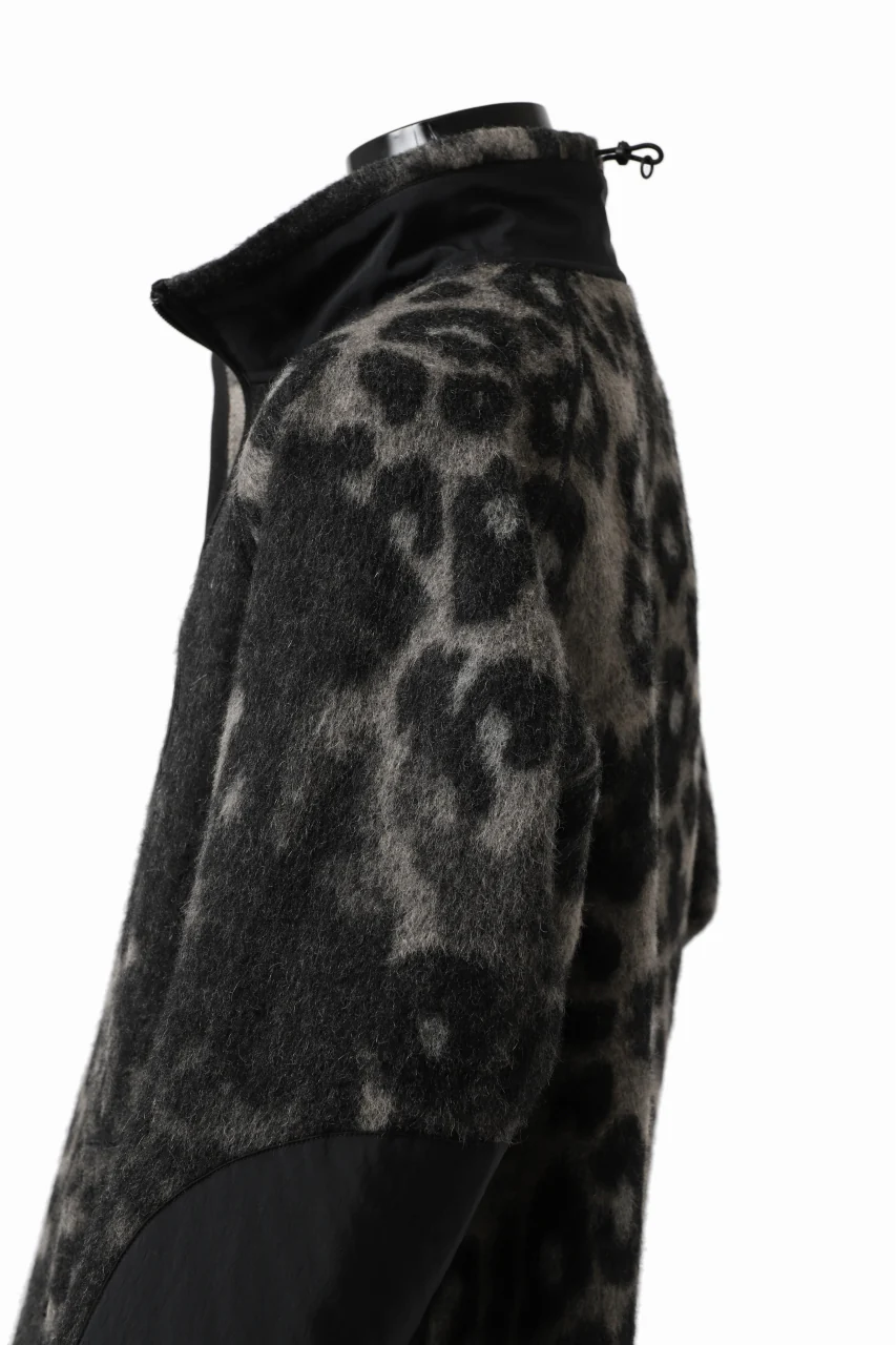 Y-3 Yohji Yamamoto LEOPARD TRACK JACKET / MIX WOOL MOHAIR (MULTI) - Image 16