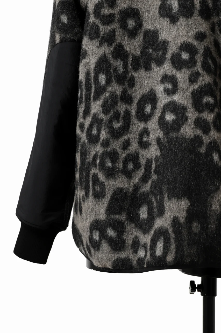 Y-3 Yohji Yamamoto LEOPARD TRACK JACKET / MIX WOOL MOHAIR (MULTI) - Image 19