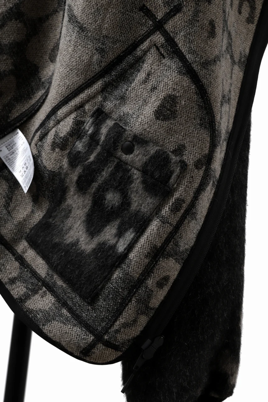 Y-3 Yohji Yamamoto LEOPARD TRACK JACKET / MIX WOOL MOHAIR (MULTI) - Image 20
