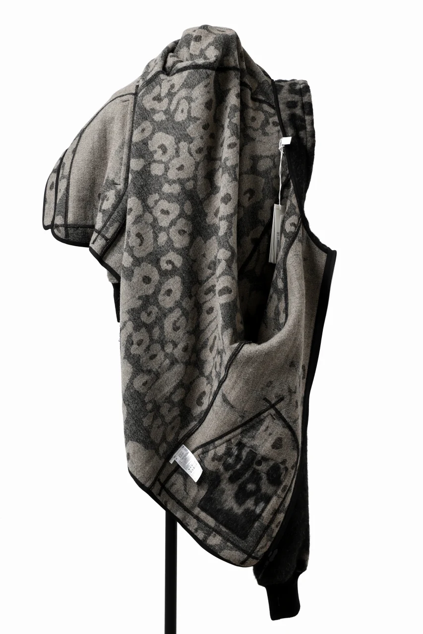 Y-3 Yohji Yamamoto LEOPARD TRACK JACKET / MIX WOOL MOHAIR (MULTI) - Image 21