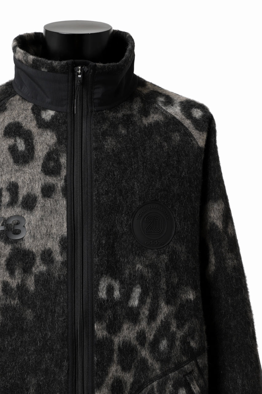 Y-3 Yohji Yamamoto LEOPARD TRACK JACKET / MIX WOOL MOHAIR (MULTI) - Image 7