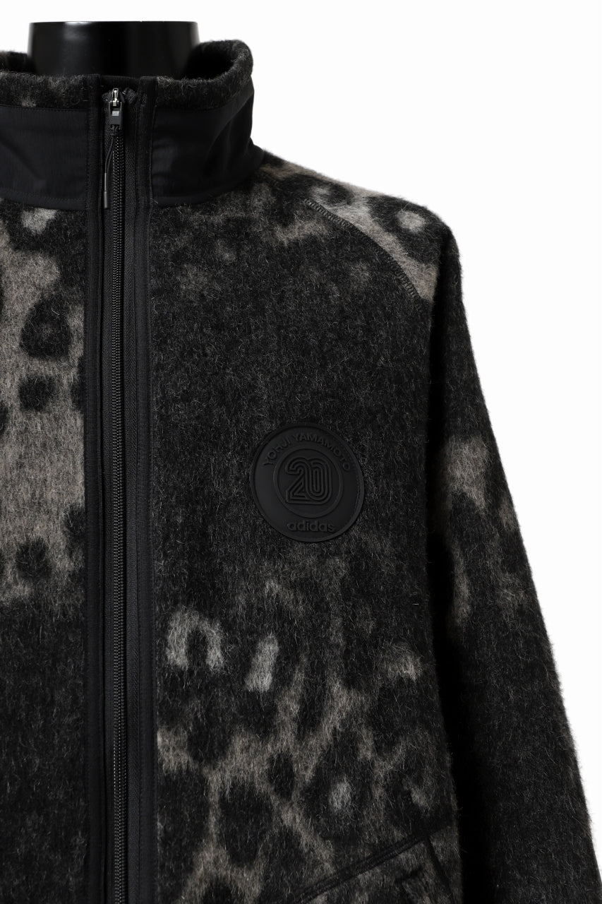 Y-3 Yohji Yamamoto LEOPARD TRACK JACKET / MIX WOOL MOHAIR (MULTI) - Image 9