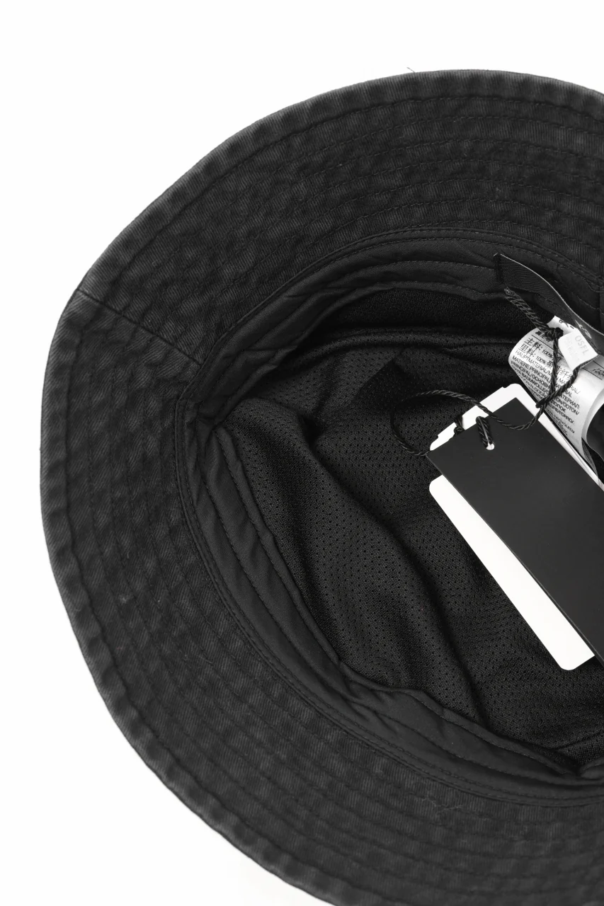 Y-3 Yohji Yamamoto LOGO BUCKET HAT (BLACK) - Image 14