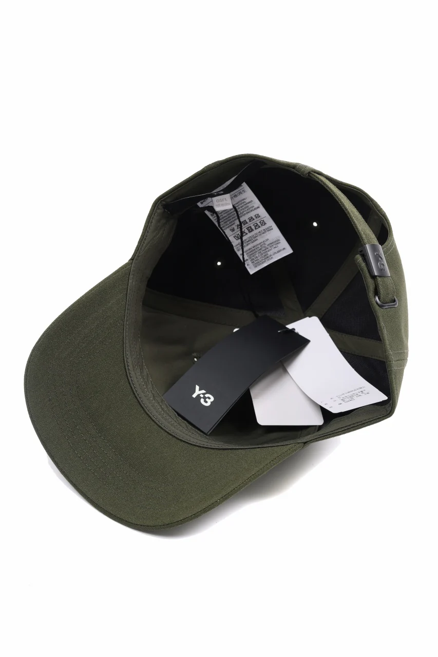 Y-3 Yohji Yamamoto LOGO CAP (DARK GREEN) - Image 11