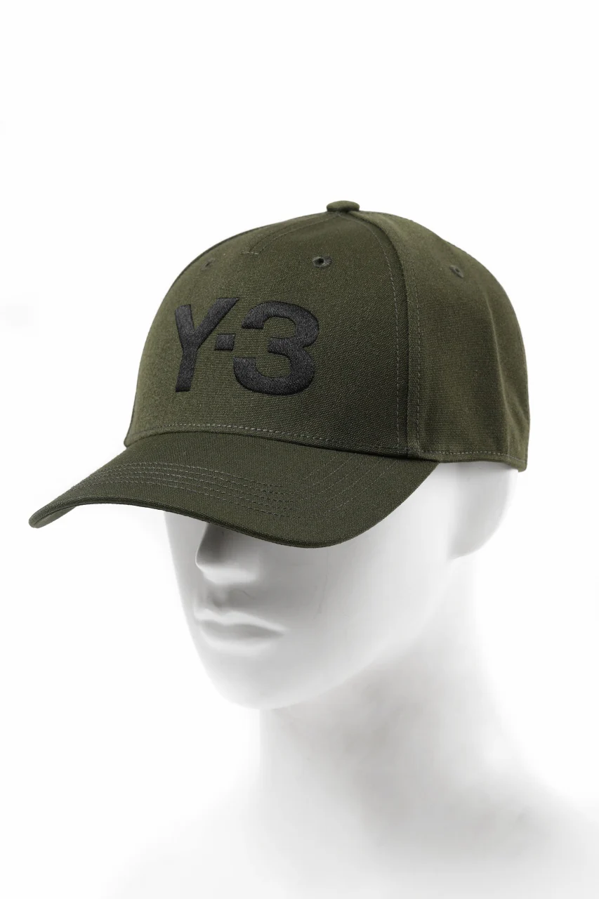 Y-3 Yohji Yamamoto LOGO CAP (DARK GREEN) - Image 2