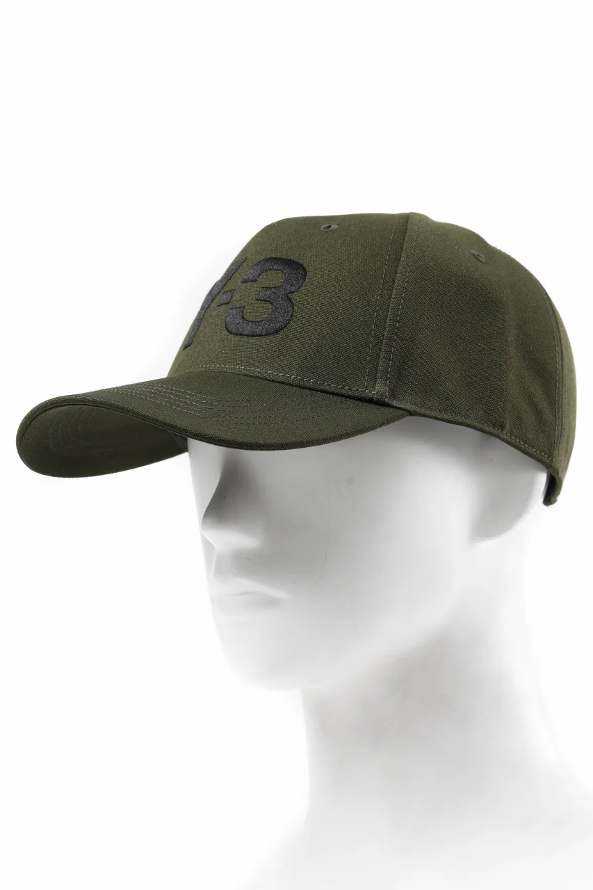 Y-3 Yohji Yamamoto LOGO CAP (DARK GREEN) - Image 3