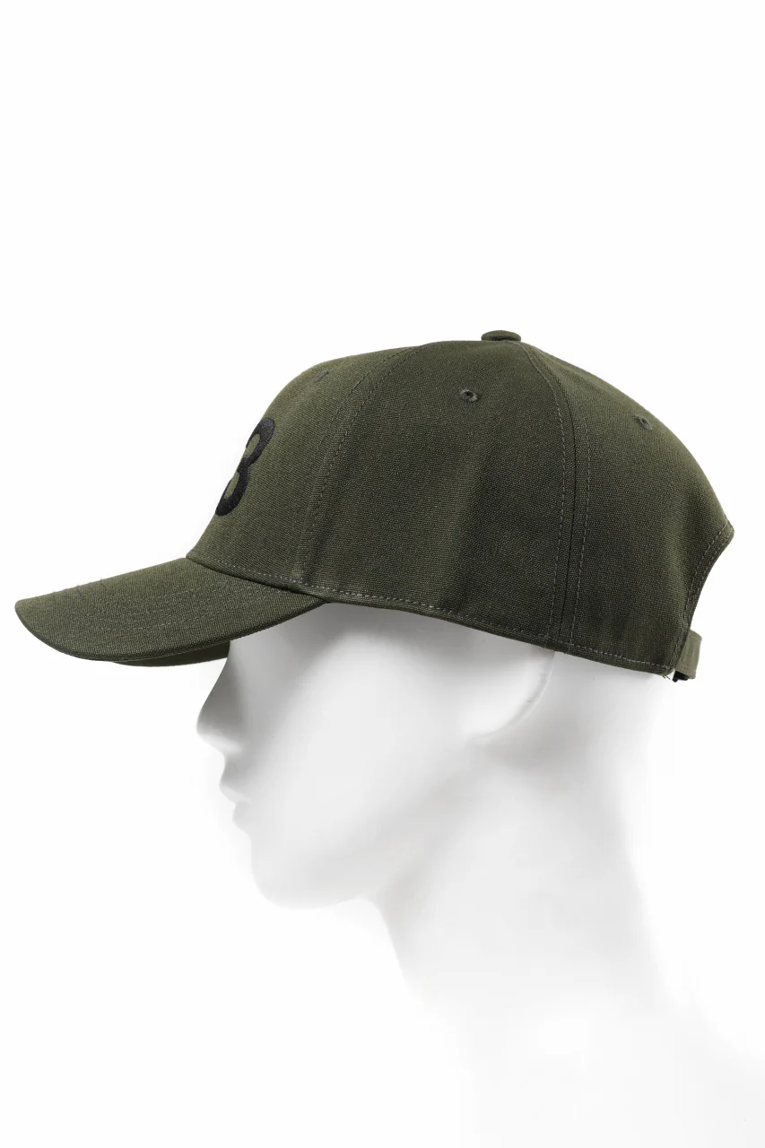Y-3 Yohji Yamamoto LOGO CAP (DARK GREEN) - Image 4
