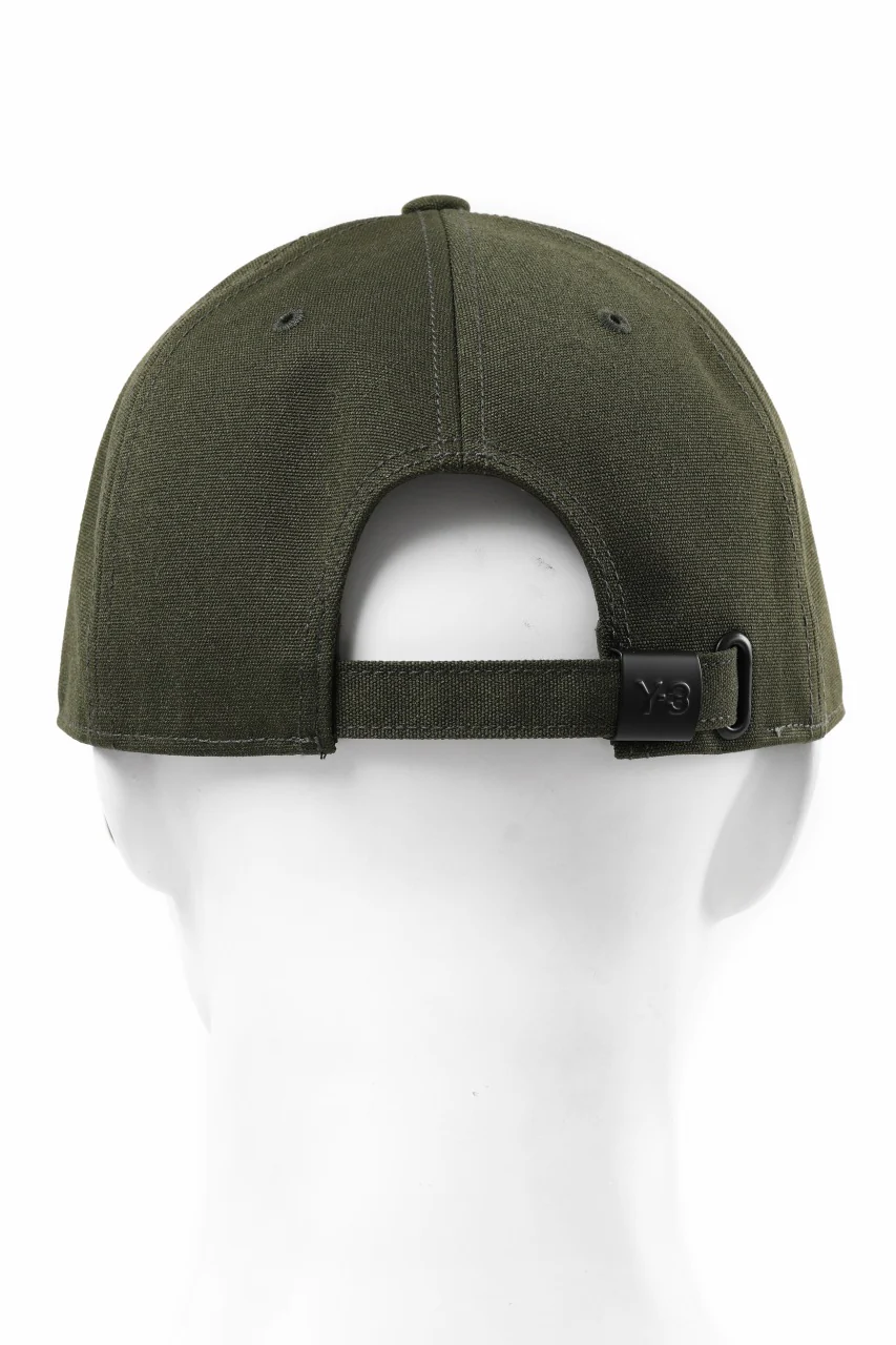 Y-3 Yohji Yamamoto LOGO CAP (DARK GREEN) - Image 5