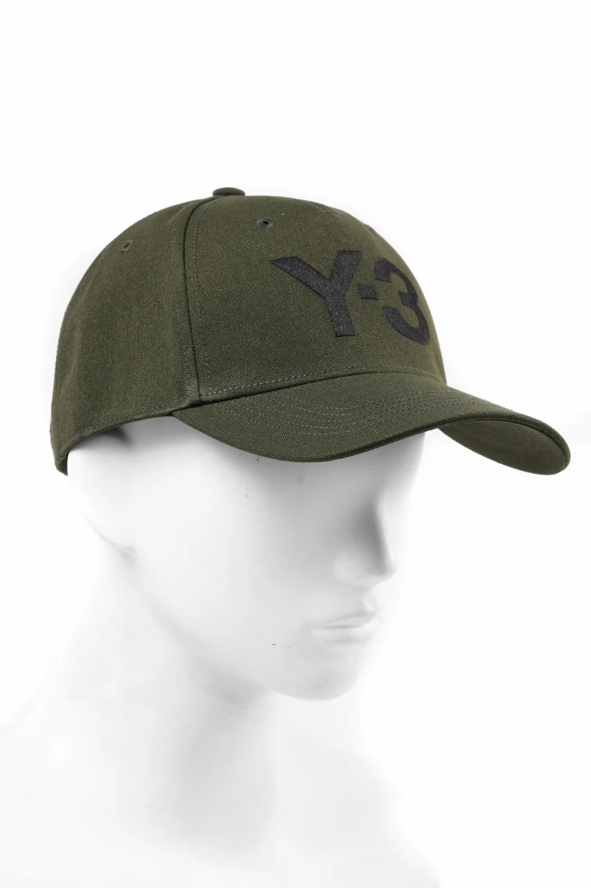Y-3 Yohji Yamamoto LOGO CAP (DARK GREEN) - Image 6