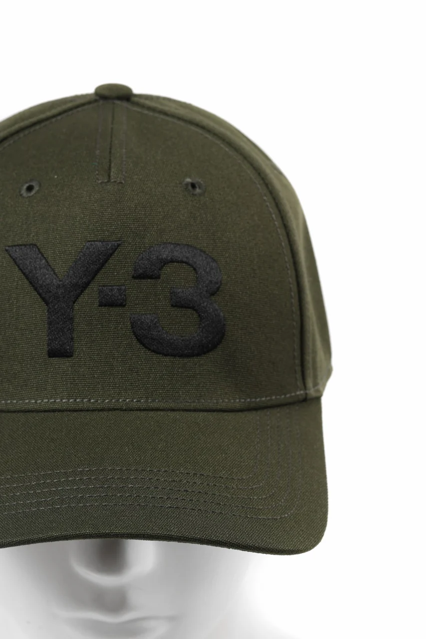 Y-3 Yohji Yamamoto LOGO CAP (DARK GREEN) - Image 7