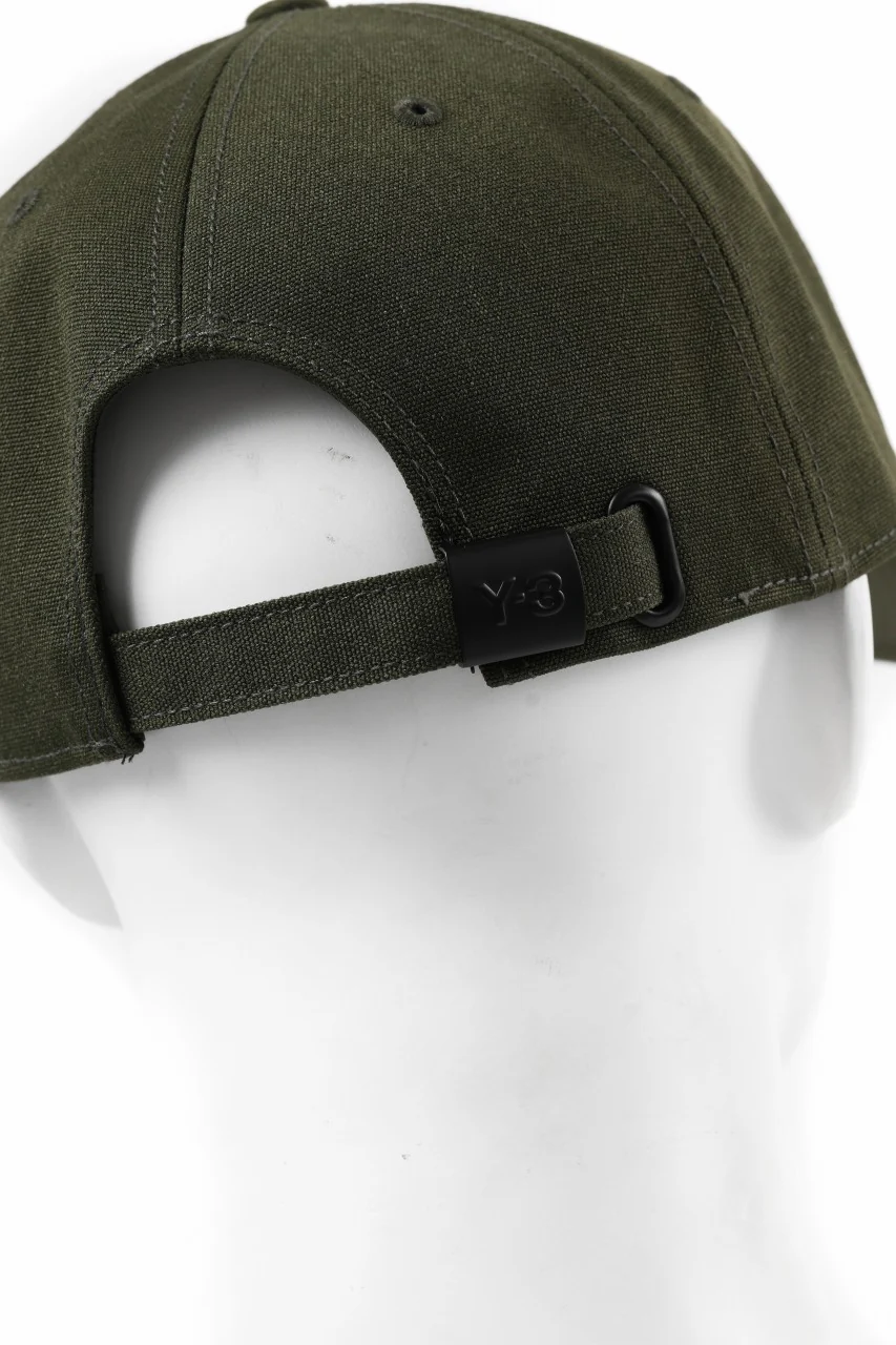 Y-3 Yohji Yamamoto LOGO CAP (DARK GREEN) - Image 8
