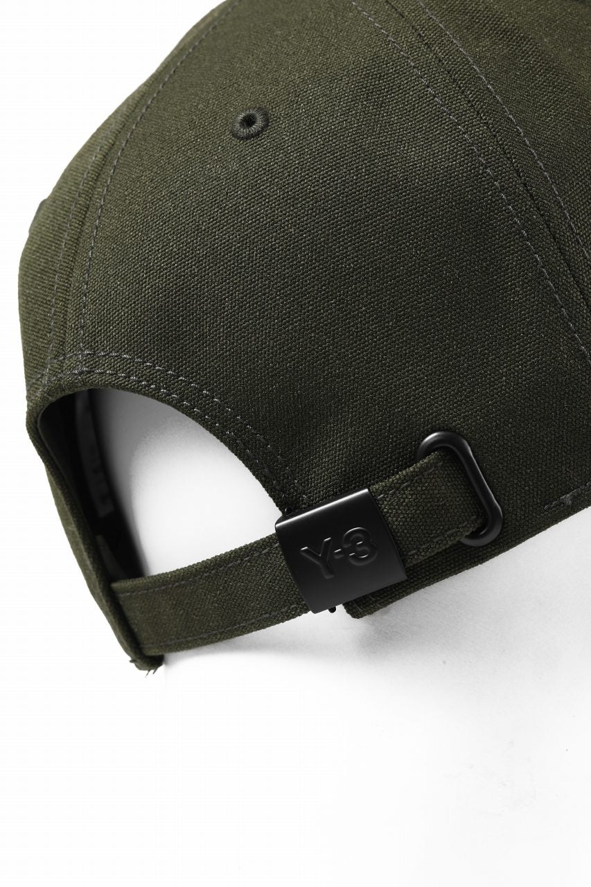 Y-3 Yohji Yamamoto LOGO CAP (DARK GREEN) - Image 9