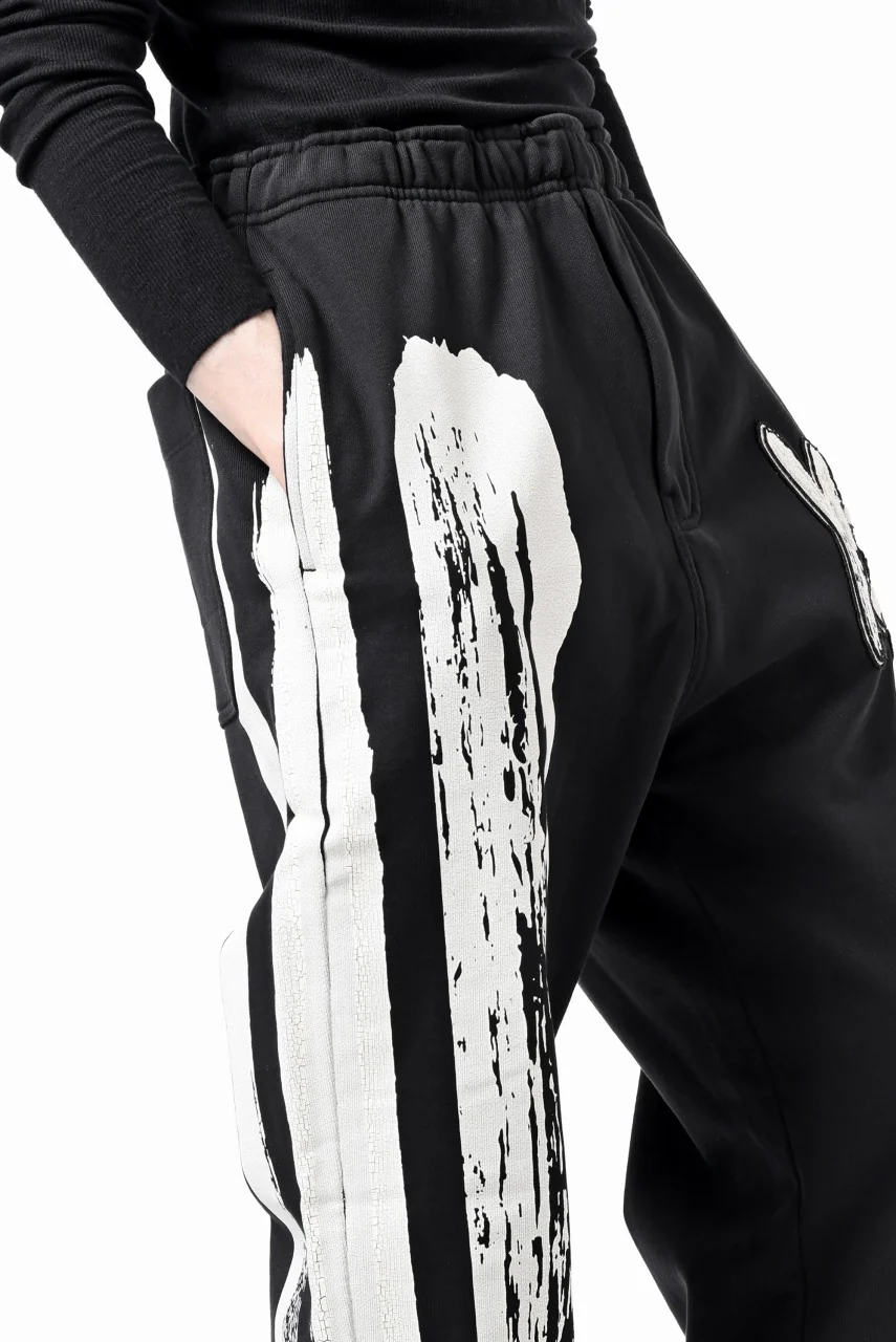 Y-3 Yohji Yamamoto LOGO FIT JOGGER PANTS / ORGANIC COTTON (BLACK) - Image 29