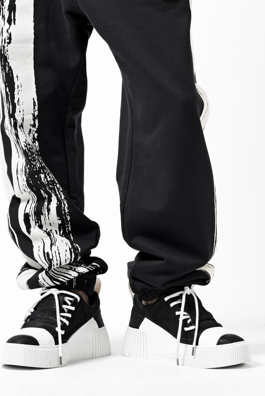 Y-3 Yohji Yamamoto LOGO FIT JOGGER PANTS / ORGANIC COTTON (BLACK) - Image 30