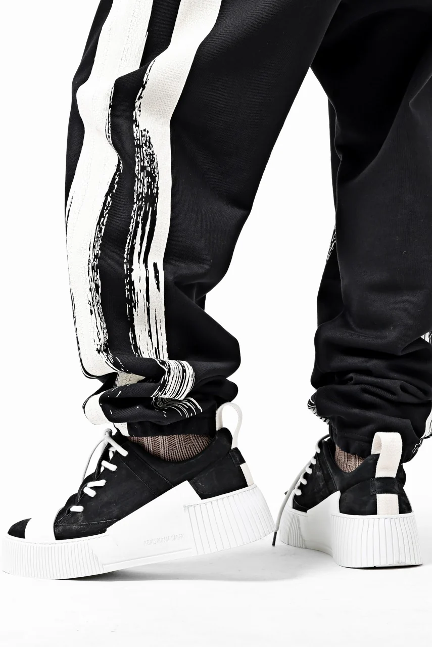 Y-3 Yohji Yamamoto LOGO FIT JOGGER PANTS / ORGANIC COTTON (BLACK) - Image 31