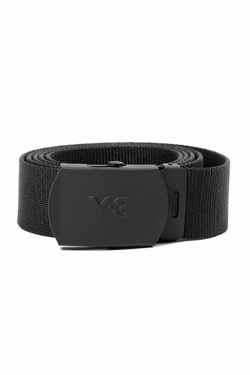 Y-3 Yohji Yamamoto LOGO G.I BELT (BLACK) - Image 3